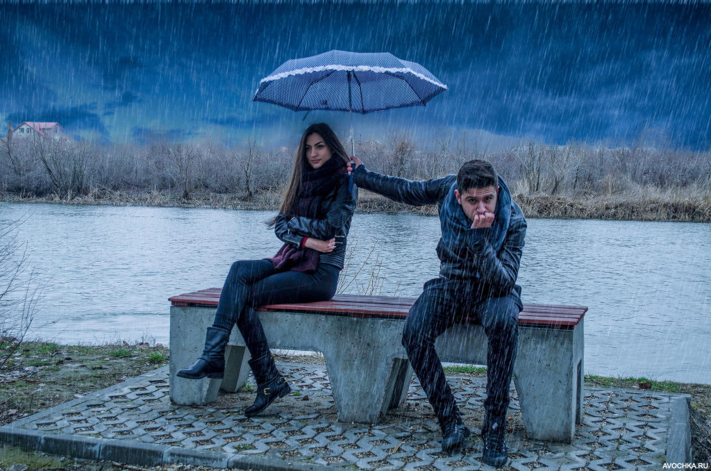 Картинка 1024x678 | Фото с парнем и девушкой под дождем | Любовь, фото